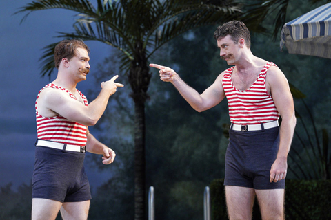 John Brancy as Guglielmo and Ben Bliss as Ferrando in Mozart's "Così fan tutte." Photo: Cory Weaver/San Francisco Opera