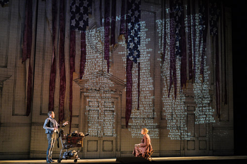 Luca Pisaroni as Leporello and Nicole Car as Donna Elvira in Mozart's "Don Giovanni." Photo: Cory Weaver/San Francisco Opera