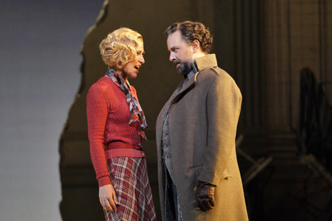 Nicole Car as Donna Elvira and Etienne Dupuis as the title role in Mozart's "Don Giovanni." Photo: Cory Weaver/San Francisco Opera