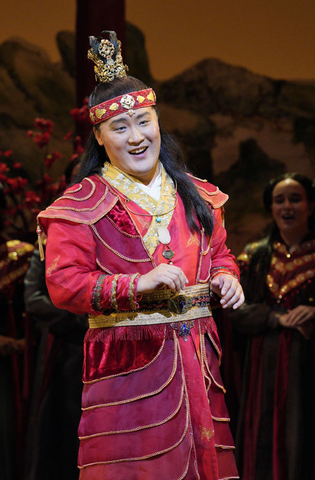 Konu Kim as Bao Yu in Bright Sheng's "Dream of the Red Chamber." Photo: Cory Weaver/San Francisco Opera