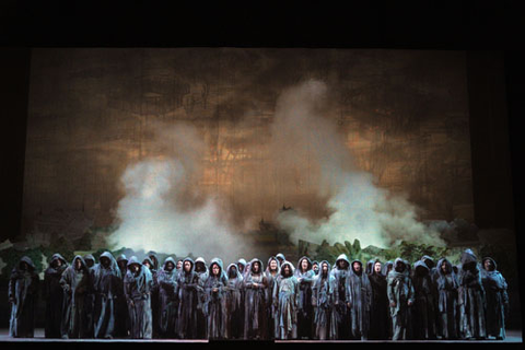 The San Francisco Opera Chorus in a scene from Bright Sheng's "Dream of the Red Chamber." Photo: Cory Weaver/San Francisco OperaThe San Francisco Opera Chorus in a scene from Bright Sheng's "Dream of the Red Chamber." Photo: Cory Weaver/San Francisco Opera