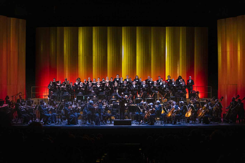 "Eun Sun Kim Conducts Verdi" with Eun Sun Kim and the San Francisco Opera Orchestra and Chorus. Photo: Drew Altizer