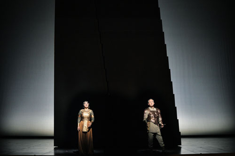 Amina Edris and Gerald Finley in the title roles of John Adams' "Antony and Cleopatra." Photo: Cory Weaver/San Francisco Opera