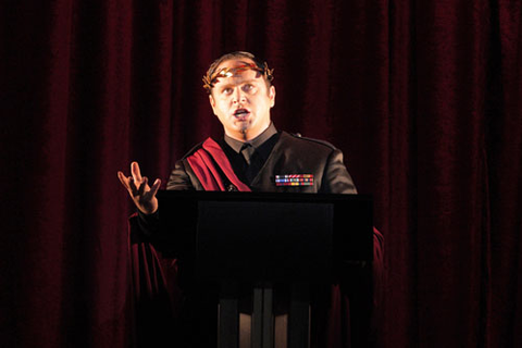 Paul Appleby as Caesar in John Adams' "Antony and Cleopatra." Photo: Cory Weaver/San Francisco Opera