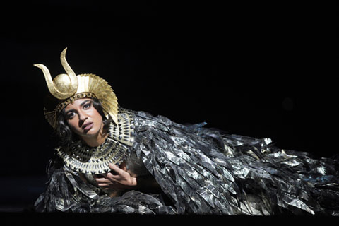 Amina Edris as Cleopatra in John Adams' "Antony and Cleopatra." Photo: Cory Weaver/San Francisco Opera