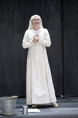 Deanna Breiwick as Sister Constance in Poulenc's "Dialogues of the Carmelites." Photo: Cory Weaver/San Francisco Opera