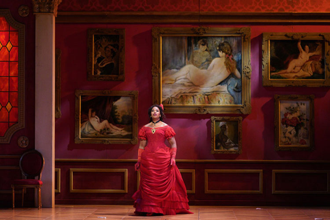 Pretty Yende as Violetta in Verdi's "La Traviata." Photo: Cory Weaver/San Francisco Opera