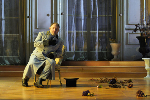 Simone Piazzola as Giorgio Germont in Verdi's "La Traviata." Photo: Cory Weaver/San Francisco Opera