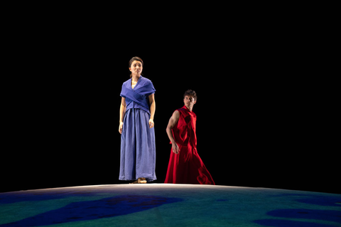 Meigui Zhang and Jakub Józef Orliński in the title roles of Gluck's "Orpheus and Eurydice" Photo: Matthew Washburn/San Francisco Opera