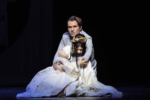 Michael Fabiano as Pinkerton and Karah Son as Cio-Cio-San in Puccini's "Madame Butterfly." Photo: Cory Weaver/San Francisco Opera