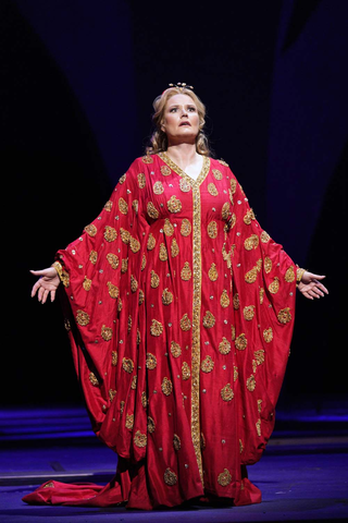 Camilla Nylund as the Empress in Strauss and Hofmannsthal's "Die Frau ohne Schatten." Photo: Cory Weaver/San Francisco Opera