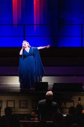 San Francisco Opera's "100th Anniversary Concert" with Patricia Racette performing an aria from Stephen Sondheim's "Follies." Photo: Drew Altizer Photography