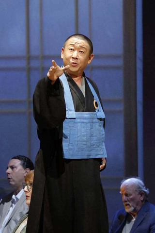 Wei Wu as Kōbun Chino Otogawa in Mason Bates and Mark Campbell's "The (R)evolution of Steve Jobs." Photo: Cory Weaver/San Francisco Opera