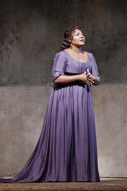 Angel Blue as Leonora in Verdi's "Il Trovatore." Photo: Cory Weaver/San Francisco Opera