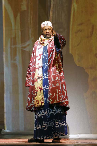 Norman Garrett as Abdul in Rhiannon Giddens and Michael Abels' "Omar." Photo: Cory Weaver/San Francisco Opera