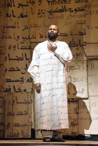 Jamez McCorkle in the title role of Rhiannon Giddens and Michael Abels' "Omar." Photo: Cory Weaver/San Francisco Opera