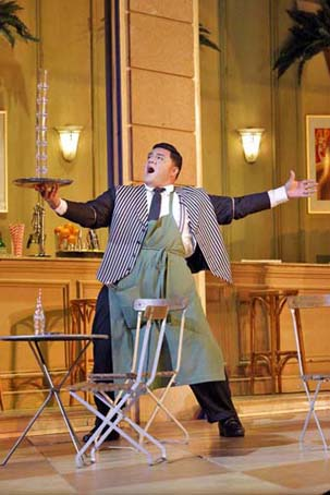 Pene Pati as Nemorino in Donizetti's "The Elixir of Love." Photo: Cory Weaver/San Francisco Opera