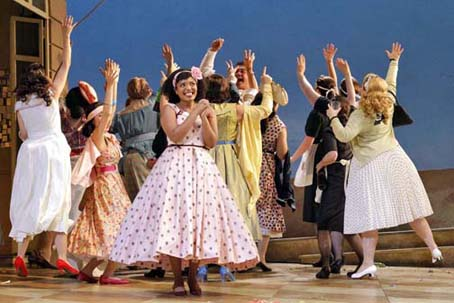 Arianna Rodriguez as Giannetta in Donizetti's "The Elixir of Love." Photo: Cory Weaver/San Francisco Opera