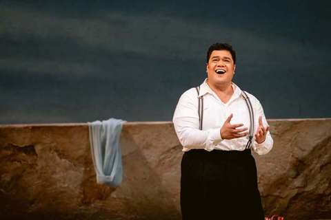 Pene Pati as Nemorino in Donizetti's "The Elixir of Love." Photo: Kristen Loken/San Francisco Opera Keywords Elixir of Love San Francisco Opera