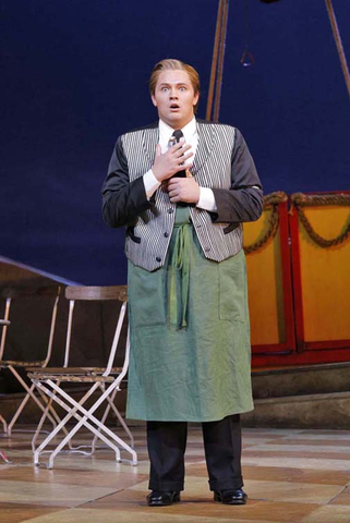 Jonah Hoskins as Nemorino (November 29) in Donizetti's "The Elixir of Love." Photo: Cory Weaver/San Francisco Opera