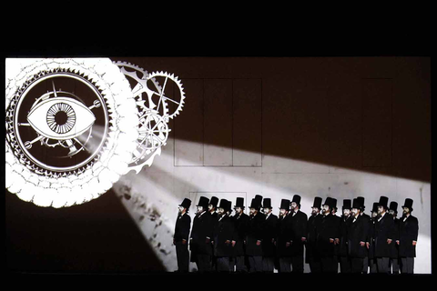 Members of the San Francisco Opera Chorus in Mozart's "The Magic Flute." Photo: Cory Weaver/San Francisco Opera