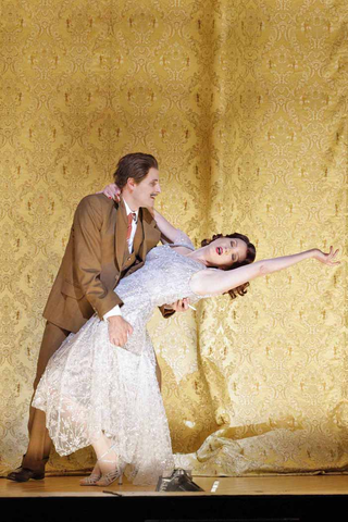 Nicholas Tamagna as Armindo and Julie Fuchs in the title role of Handel's "Partenope." Photo: Cory Weaver/San Francisco Opera