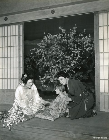 Madama Butterfly, Giacomo Puccini. San Francisco Opera, 1931. Photographer: Lawrence B. Morton/San Francisco Opera.