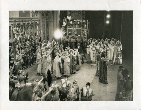 Aida, Giuseppe Verdi. San Francisco Opera, 1931. Photographer: Lawrence B. Morton/San Francisco Opera.