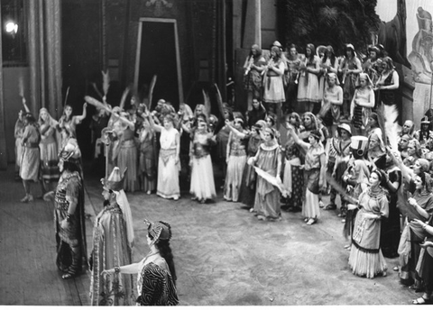 Aida, Giuseppe Verdi. San Francisco Opera, 1931. Photographer: Lawrence B. Morton/San Francisco Opera.