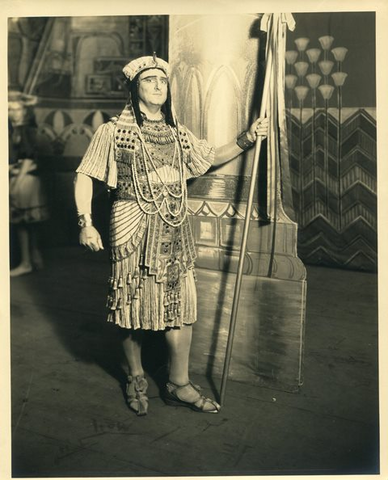 Aida, Giuseppe Verdi. San Francisco Opera, 1931. Photographer: Lawrence B. Morton/San Francisco Opera.