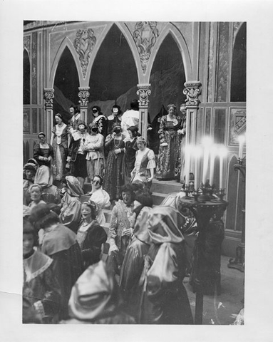 Un Ballo in Maschera, Giuseppe Verdi. San Francisco Opera, 1931. Photographer: Lawrence B. Morton/San Francisco Opera.