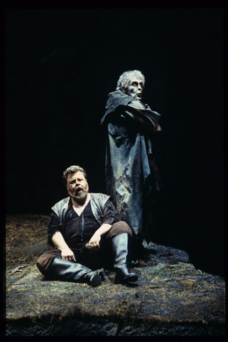 George Gray (Siegfried), Gary Rideout (Mime), Siegfried, Richard Wagner. San Francisco Opera, 1998-99. Photographer: Larry Merkle/San Francisco Opera.