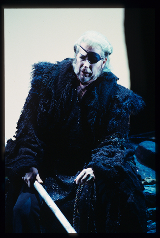 James Morris (Wotan), Siegfried, Richard Wagner. San Francisco Opera, 1998-99. Photographer: Larry Merkle/San Francisco Opera.