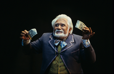 Donald McIntyre (Count Waldner), Arabella, Richard Strauss. San Francisco Opera, 1998-99. Photographer: Marty Sohl/San Francisco Opera.