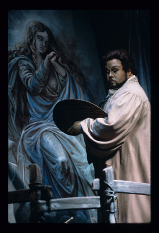 Richard Margison (Mario Cavaradossi), Tosca, Giacomo Puccini. San Francisco Opera, 1997-98. Photographer: Ron Scherl/San Francisco Opera.