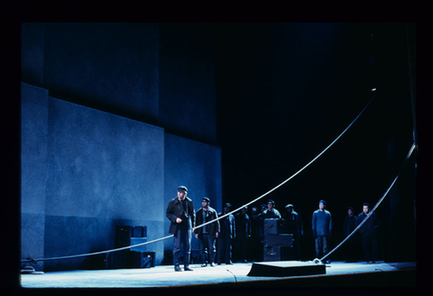 Chorus, Der Fliegende Holländer, Richard Wagner. San Francisco Opera, 1997-98. Photographer: Marty Sohl/San Francisco Opera.