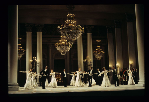 Dancers, Eugene Onegin, Pyotr Ilyich Tchaikovsky. San Francisco Opera, 1997-98. Photographer: Marty Sohl/San Francisco Opera.