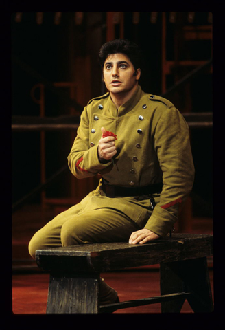 José Cura (Don José), Carmen, Georges Bizet. San Francisco Opera, 1996-97. Photographer: Marty Sohl/San Francisco Opera.