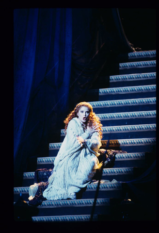 Karen Huffstodt (Salome), Salome, Richard Strauss. San Francisco Opera, 1996-97. Photographer: Marty Sohl/San Francisco Opera.