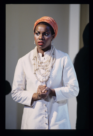 Ruby Philogene (Sméraldine), Love for Three Oranges, Sergei Prokofiev. San Francisco Opera, 1994-95. Photographer: Marty Sohl/San Francisco Opera.