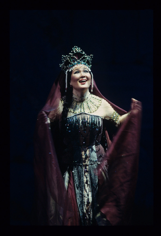 Valentina Tsidipova (Gorislava), Ruslan and Lyudmila, Mikhail Ivanovich Glinka. San Francisco Opera, 1995-96. Photographer: Marty Sohl/San Francisco Opera.