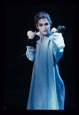 Nancy Gustafson (Marguerite), Faust, Charles Gounod. San Francisco Opera, 1995-96. Photographer: Marty Sohl/San Francisco Opera.