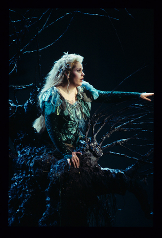 Renée Fleming (Rusalka), Rusalka, Antonín Dvořák. San Francisco Opera, 1995-96. Photographer: Marty Sohl/San Francisco Opera.