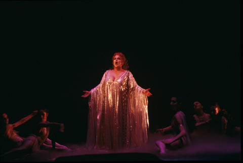 Catherine Keen (Venus), Dancers, Tannhäuser, Richard Wagner. San Francisco Opera, 1994-95. Photographer: Marty Sohl/San Francisco Opera.