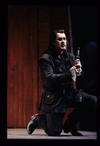 Sergei Leiferkus (Ruprecht), The Fiery Angel, Sergei Prokofiev. San Francisco Opera, 1994-95. Photographer: Marty Sohl/San Francisco Opera.