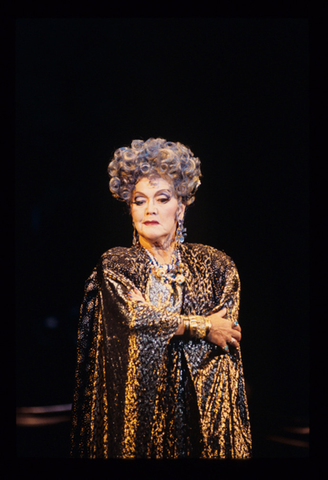 Leonie Rysanek (Herodias), Salome, Richard Strauss. San Francisco Opera, 1992-93. Photographer: Marty Sohl/San Francisco Opera.