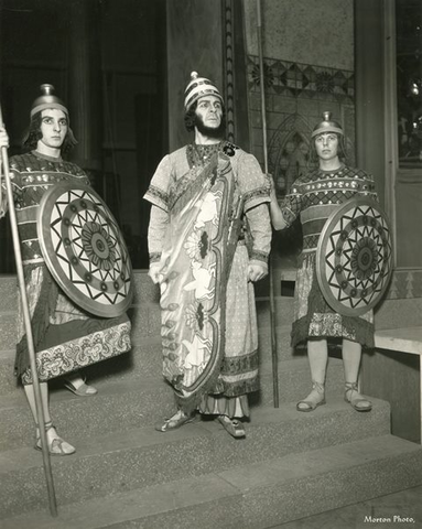 Samson et Dalila, Camille Saint-Saëns. San Francisco Opera, 1933. Photographer: Lawrence B. Morton/San Francisco Opera.