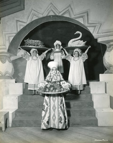 Le Coq d'Or, Nikolai Rimsky-Korsakov. San Francisco Opera, 1933. Photographer: Lawrence B. Morton/San Francisco Opera.