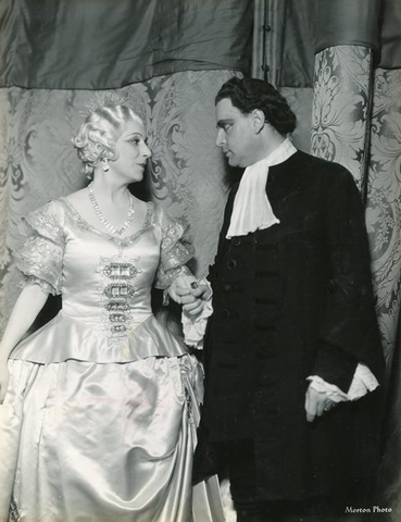 Manon, Jules Massenet. San Francisco Opera, 1933. Photographer: Lawrence B. Morton/San Francisco Opera.