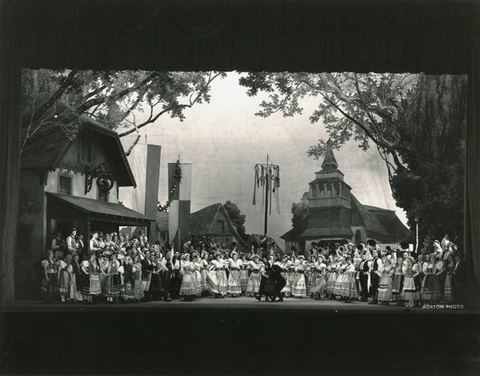 The Bartered Bride, Bedřich Smetana. San Francisco Opera, 1934. Photographer: Lawrence B. Morton/San Francisco Opera.